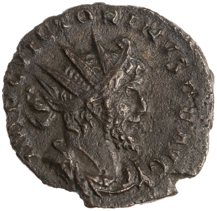 RIC V Victorinus 71, obverse, American Numismatic Society (ans)