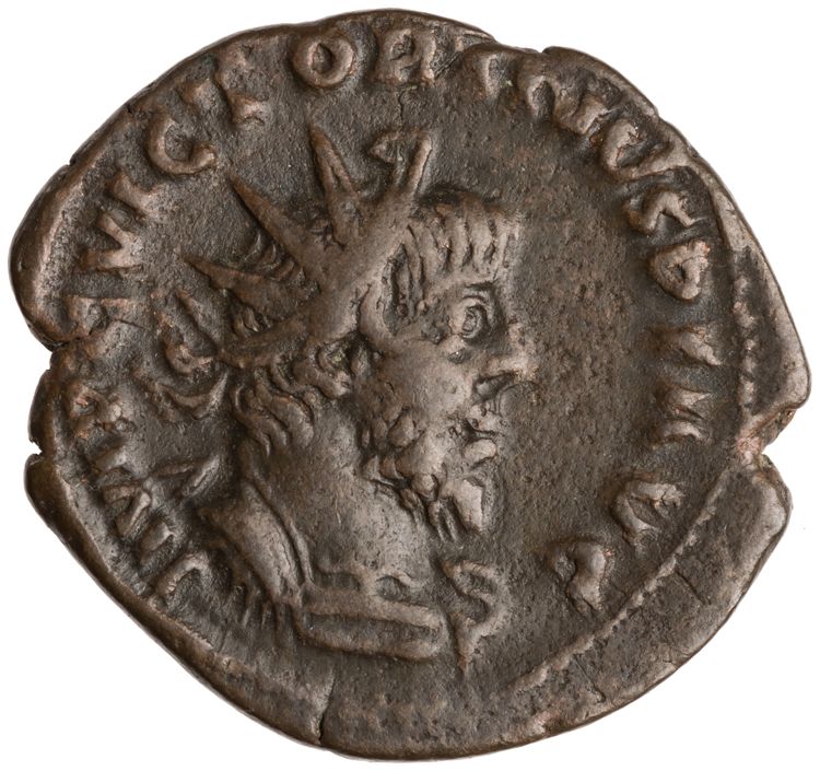 RIC V Victorinus 67, obverse, American Numismatic Society (ans)