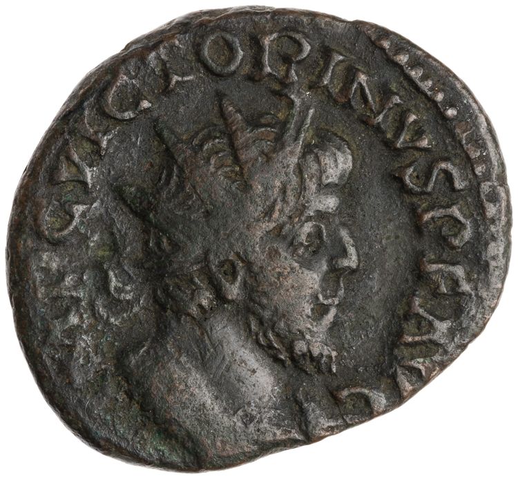 RIC V Victorinus 67, obverse, American Numismatic Society (ans)