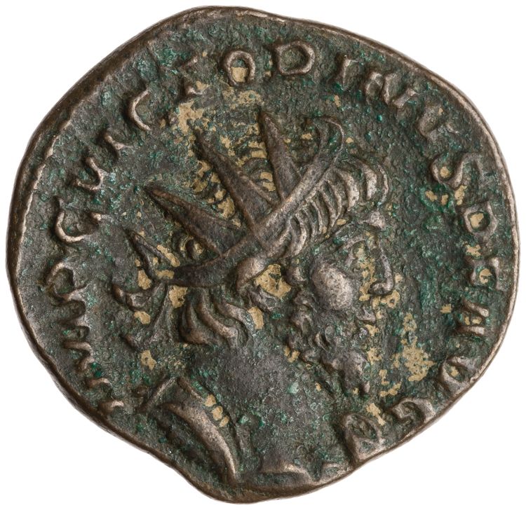 RIC V Victorinus 67, obverse, American Numismatic Society (ans)
