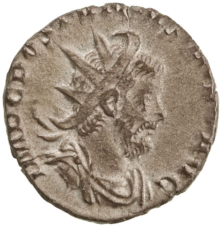 RIC V Postumus 87, аверс, American Numismatic Society (ans)