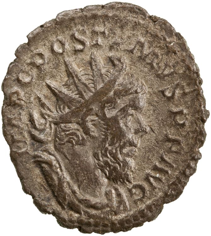 RIC V Postumus 67, obverse, American Numismatic Society (ans)