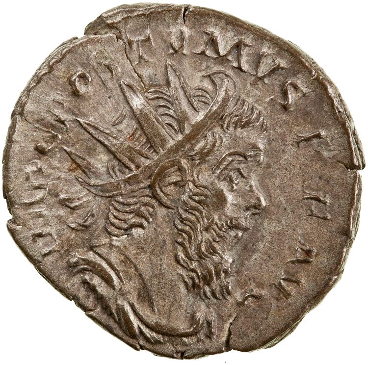 RIC V Postumus 67, obverse, American Numismatic Society (ans)