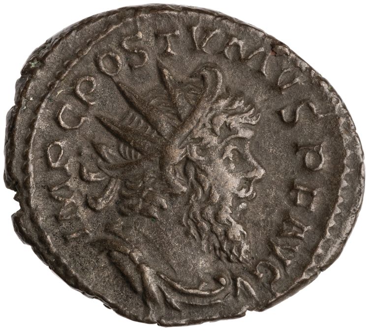 RIC V Postumus 327, аверс, American Numismatic Society (ans)