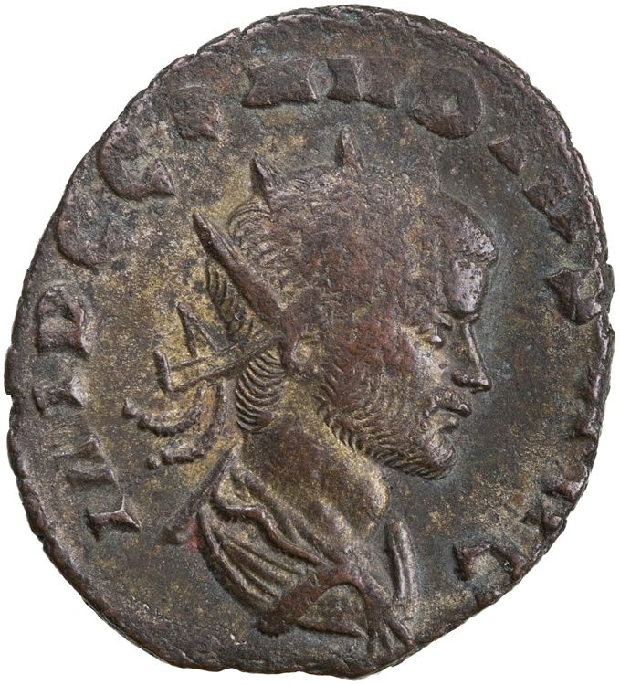 RIC V Claudius Gothicus 52, obverse, American Numismatic Society (ans)