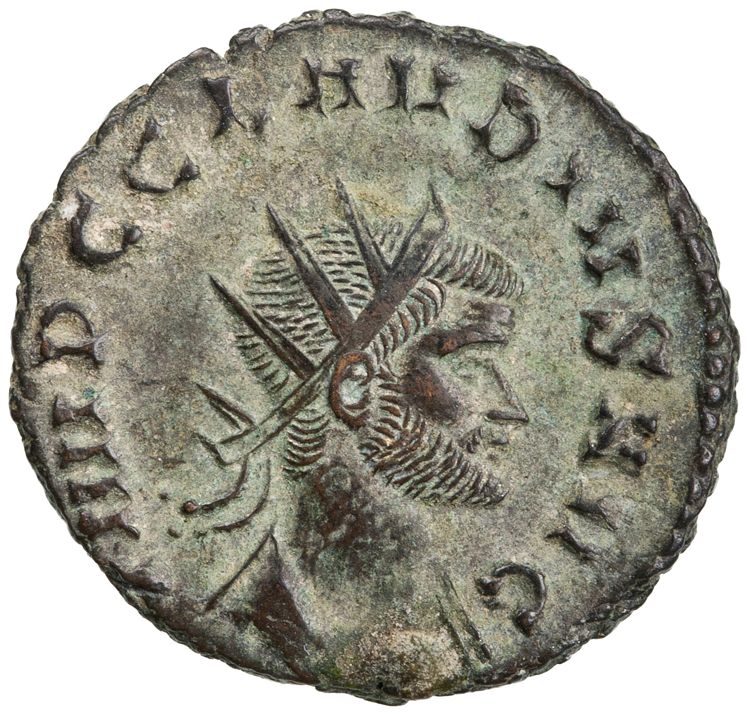 RIC V Claudius Gothicus 98, obverse, American Numismatic Society (ans)