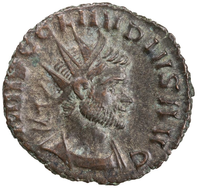 RIC V Claudius Gothicus 98, obverse, American Numismatic Society (ans)