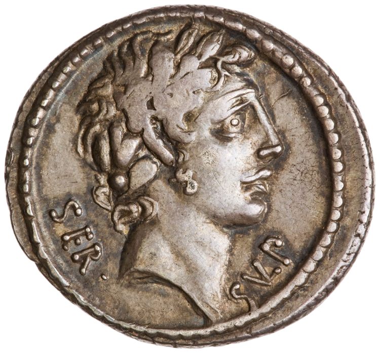 RRC 438/1, аверс, American Numismatic Society (ans)