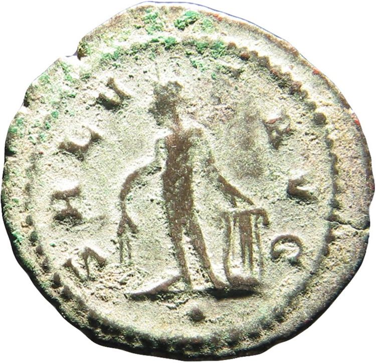 реверс RIC V Claudius Gothicus 216