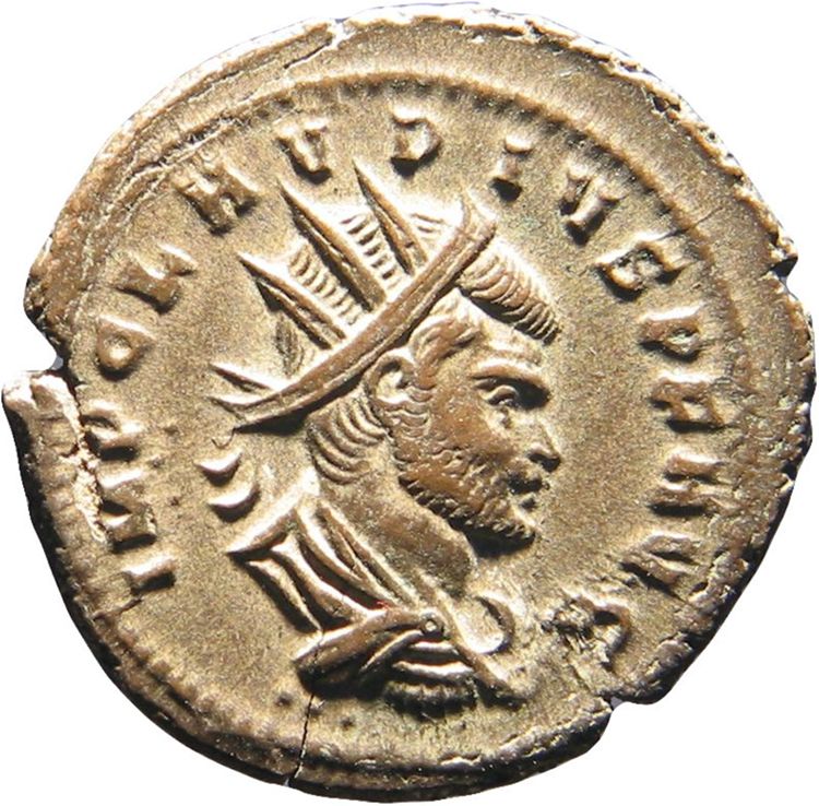 RIC V Claudius Gothicus 254, obverse, American Numismatic Society (ans)