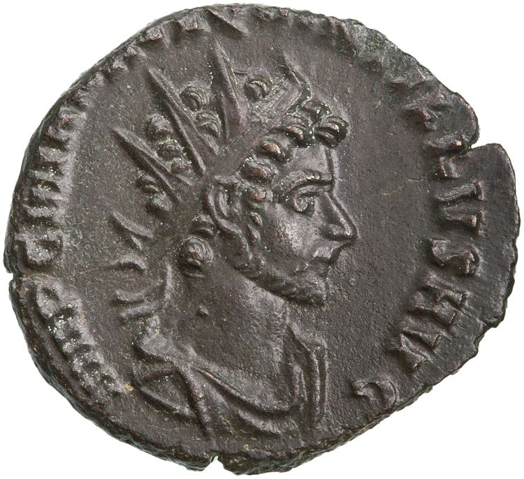 RIC V Quintillus 29, аверс, American Numismatic Society (ans)