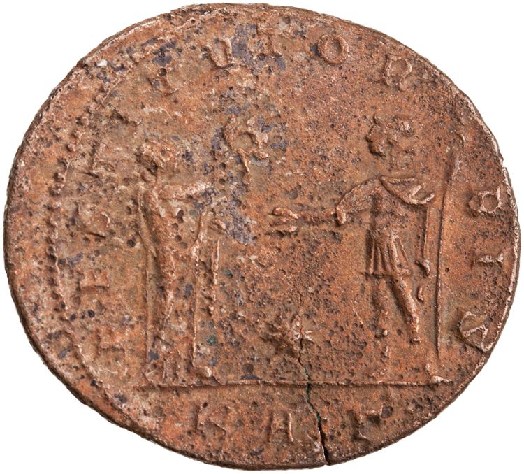 реверс RIC V Aurelian 295