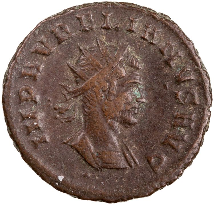 аверс RIC V Aurelian 324a: Subtype 1