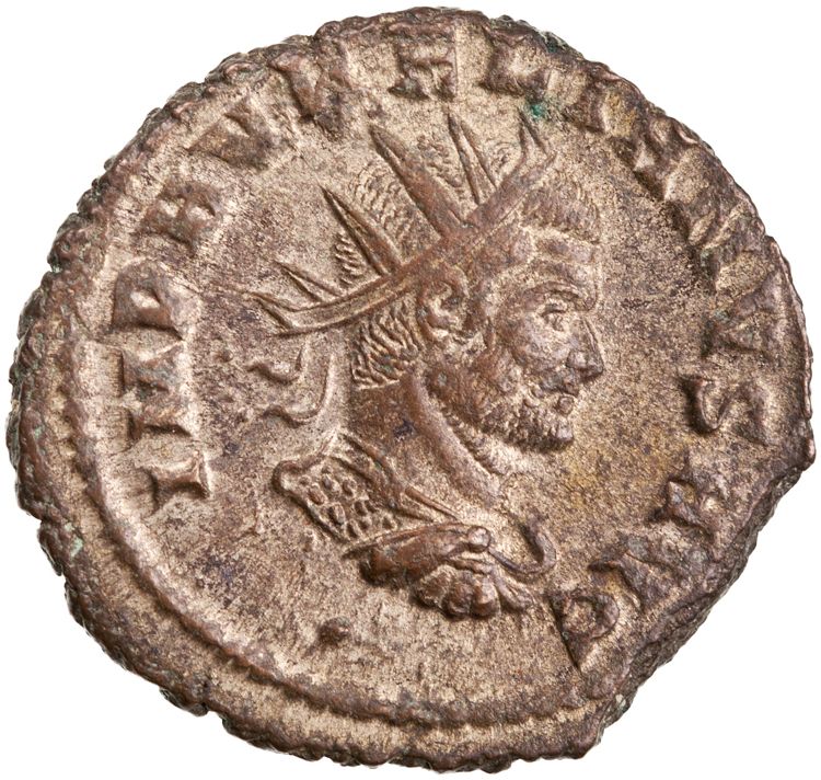 аверс RIC V Aurelian 334f: Subtype 1