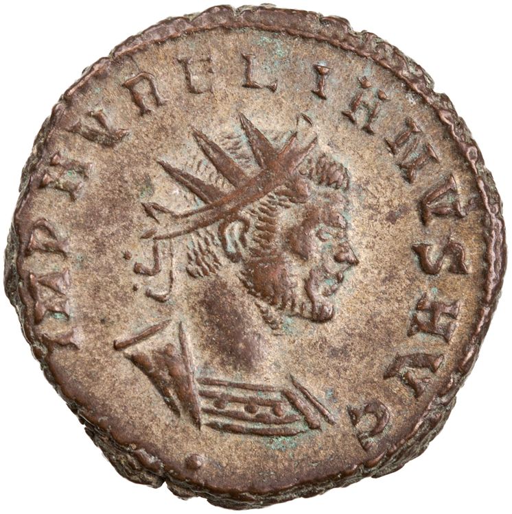 аверс RIC V Aurelian 341f: Subtype 1