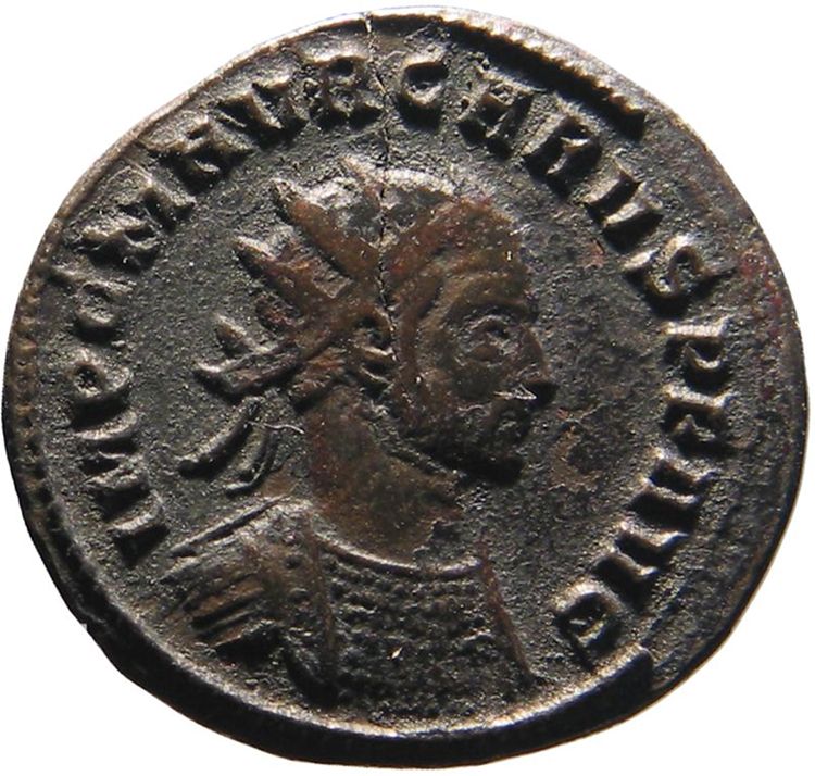 obverse RIC V Carus 106