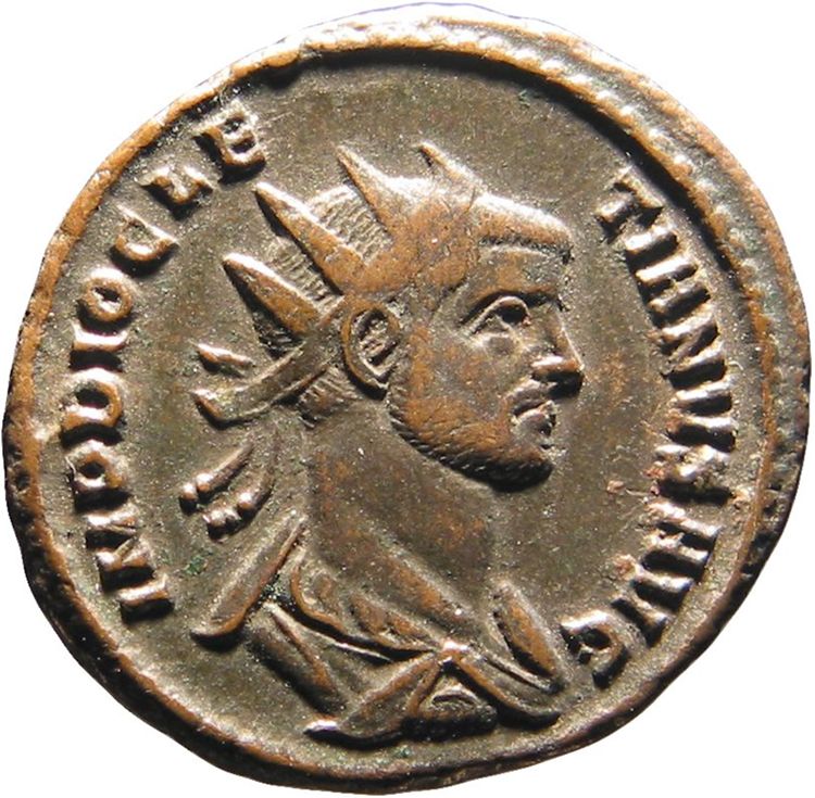 аверс RIC V Diocletian 167