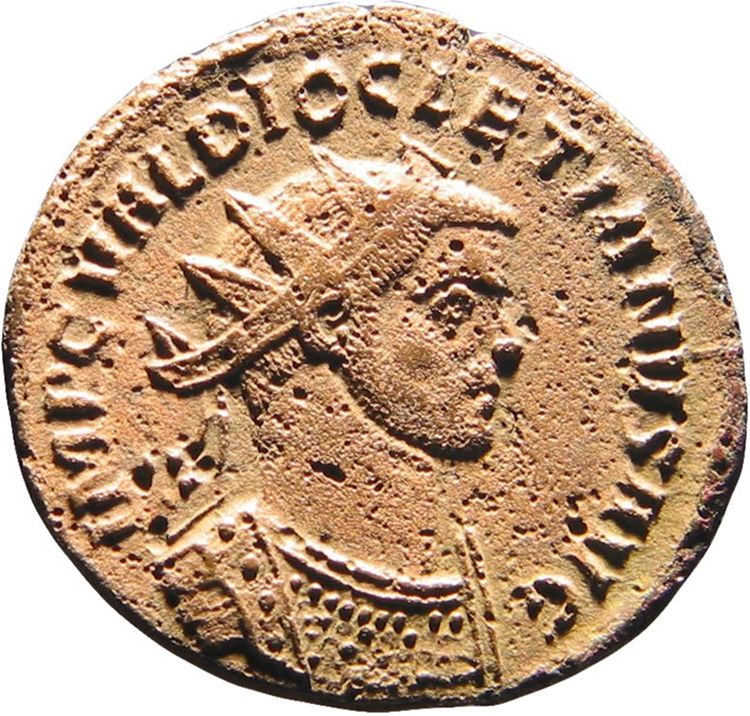 obverse RIC V Diocletian 215