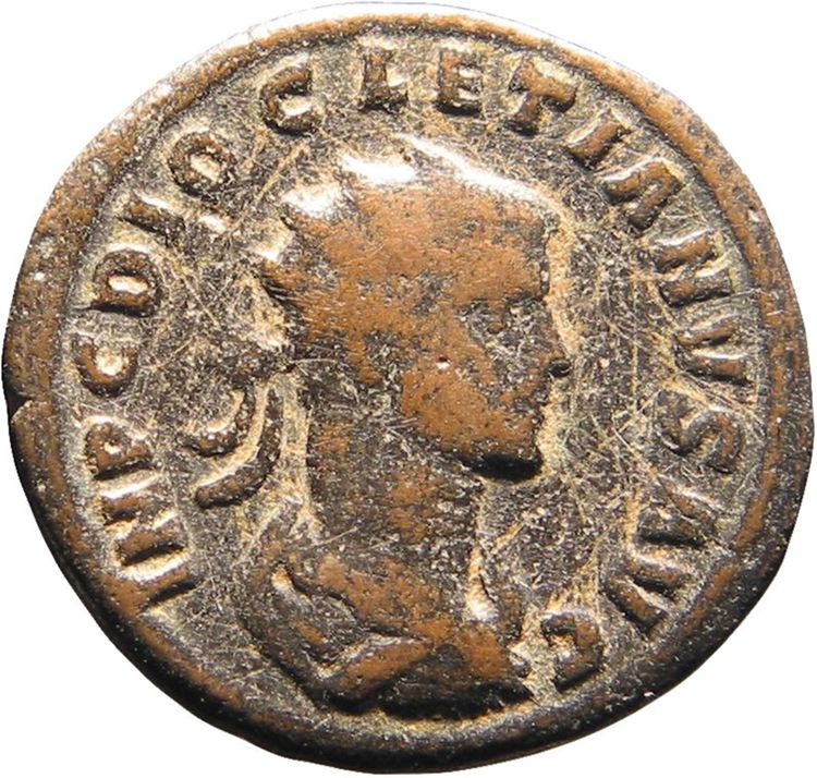 RIC V Diocletian 255, obverse, American Numismatic Society (ans)