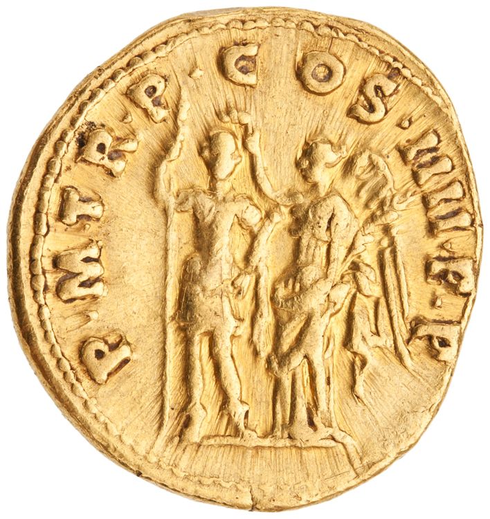 RIC II Trajan 69 (aureus), реверс, American Numismatic Society (ans)