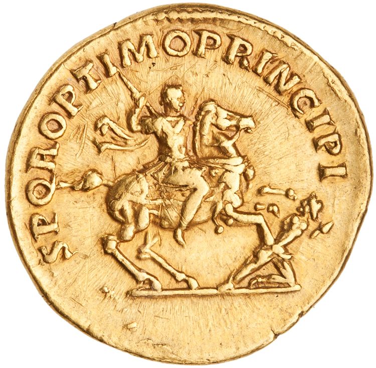 RIC II Trajan 208 (aureus), реверс, American Numismatic Society (ans)