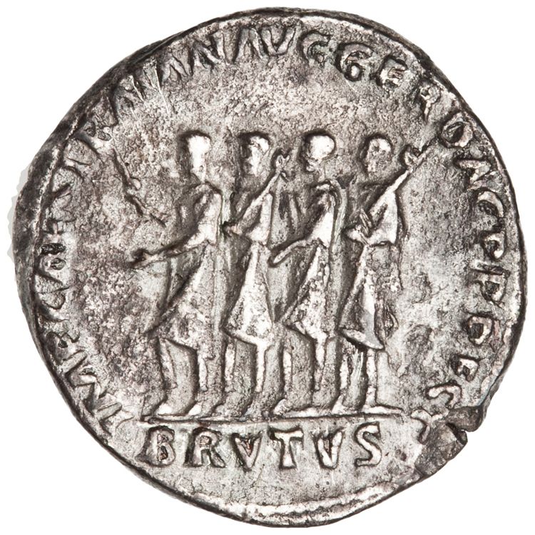 RIC II Trajan 797, reverse, American Numismatic Society (ans)