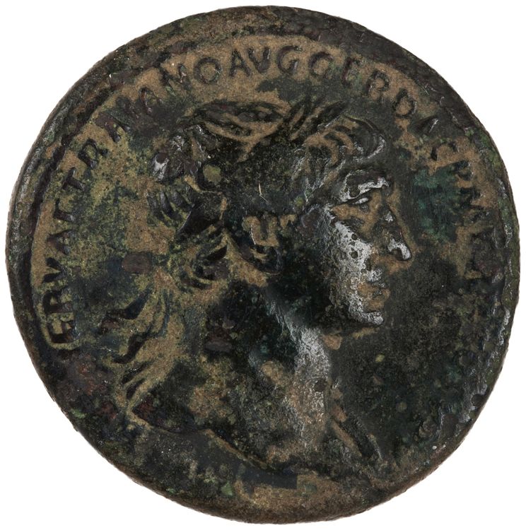 RIC II Trajan 476A, аверс, American Numismatic Society (ans)