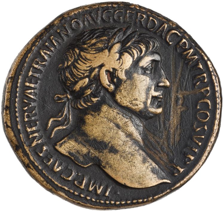аверс RIC II Trajan 614 (sestertius)
