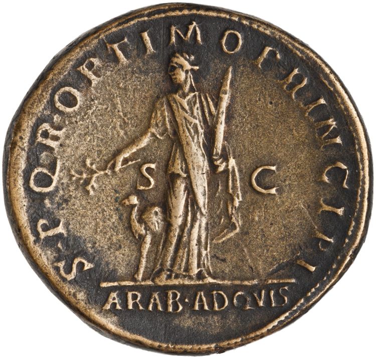реверс RIC II Trajan 614 (sestertius)