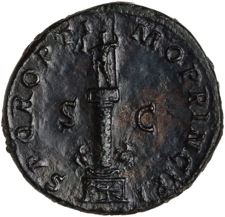RIC II Trajan 603, reverse, American Numismatic Society (ans)