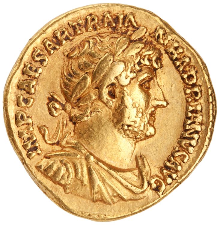 аверс RIC II Hadrian 64