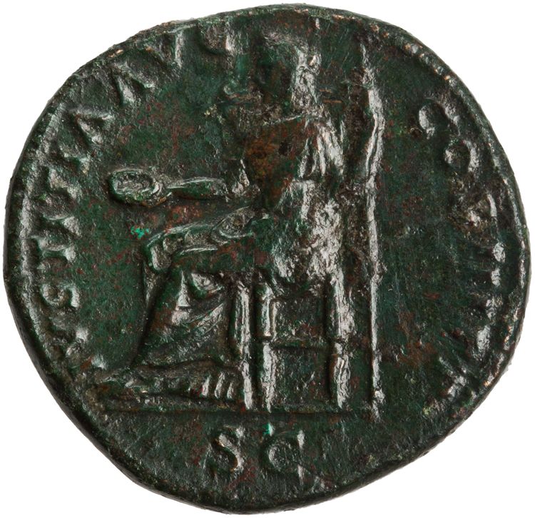 RIC II Hadrian 727c (as), реверс, American Numismatic Society (ans)