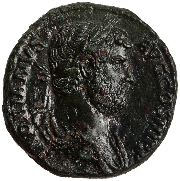 аверс RIC II Hadrian 848f (as)