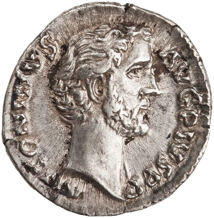 RIC III Antoninus Pius 49a, аверс, American Numismatic Society (ans)