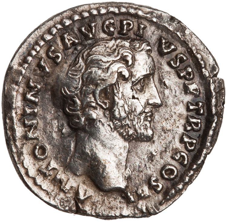 RIC III Antoninus Pius 69a, аверс, American Numismatic Society (ans)