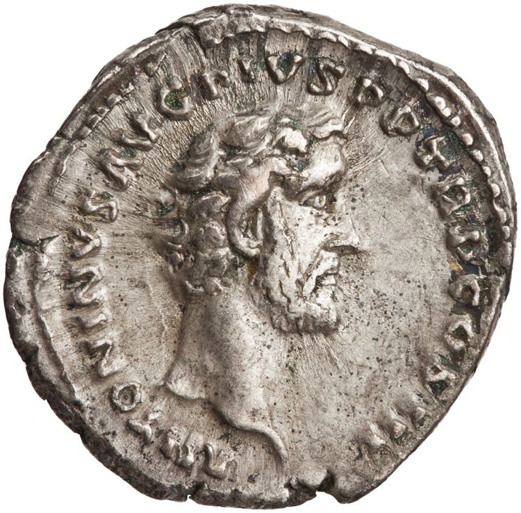 RIC III Antoninus Pius 69a, аверс, American Numismatic Society (ans)