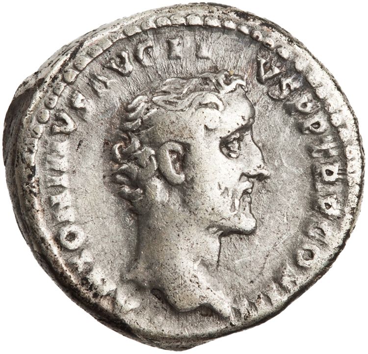 RIC III Antoninus Pius 70a, аверс, American Numismatic Society (ans)