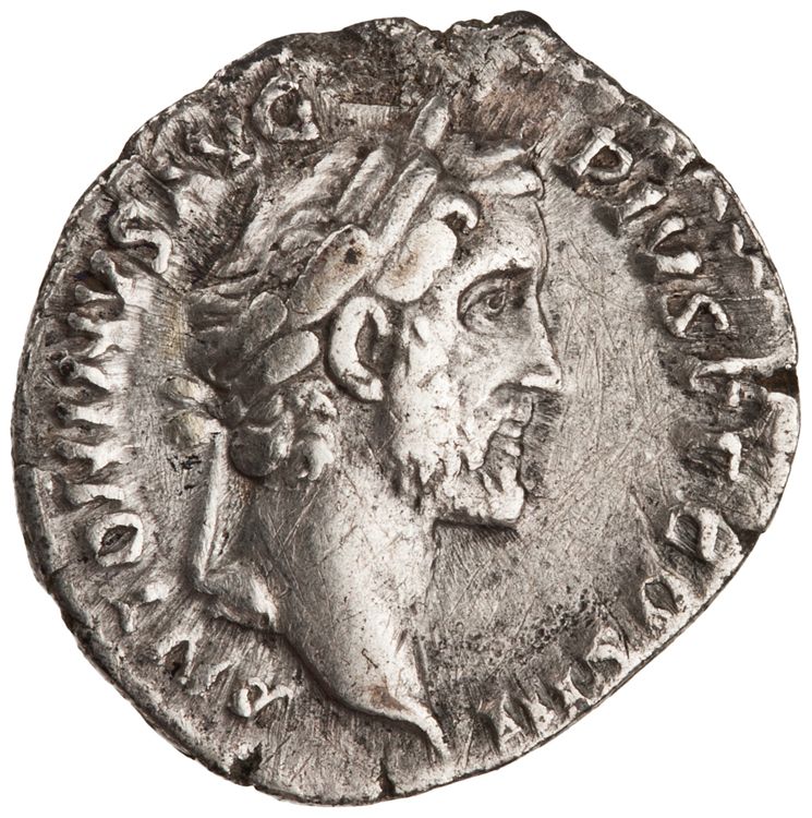 RIC III Antoninus Pius 78b, аверс, American Numismatic Society (ans)