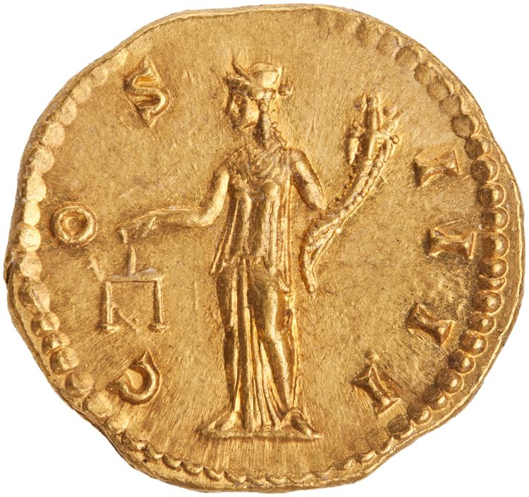 RIC III Antoninus Pius 177f, реверс, American Numismatic Society (ans)