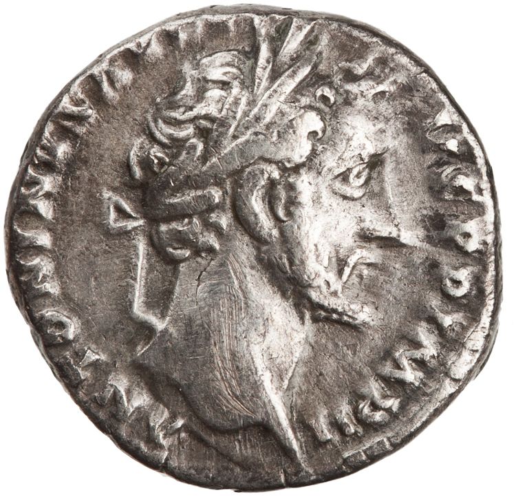 RIC III Antoninus Pius 253A, аверс, American Numismatic Society (ans)