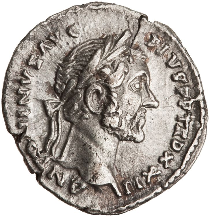 RIC III Antoninus Pius 284, аверс, American Numismatic Society (ans)
