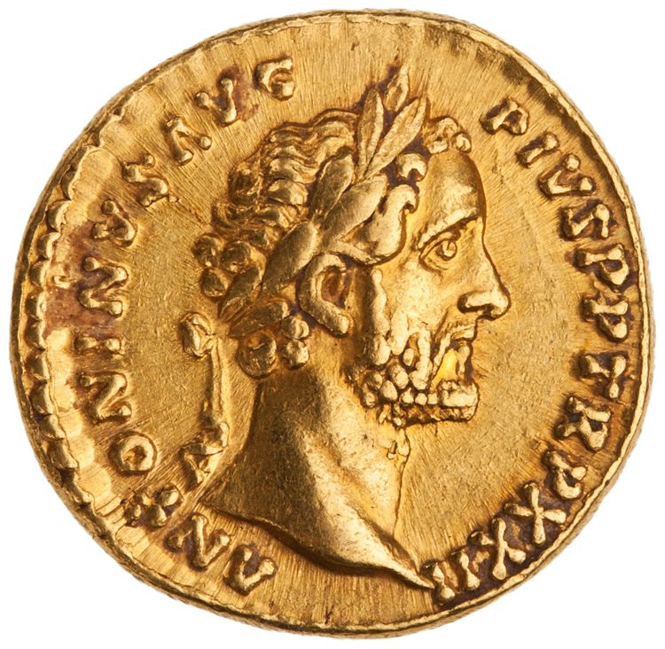 obverse RIC III Antoninus Pius 294Ad