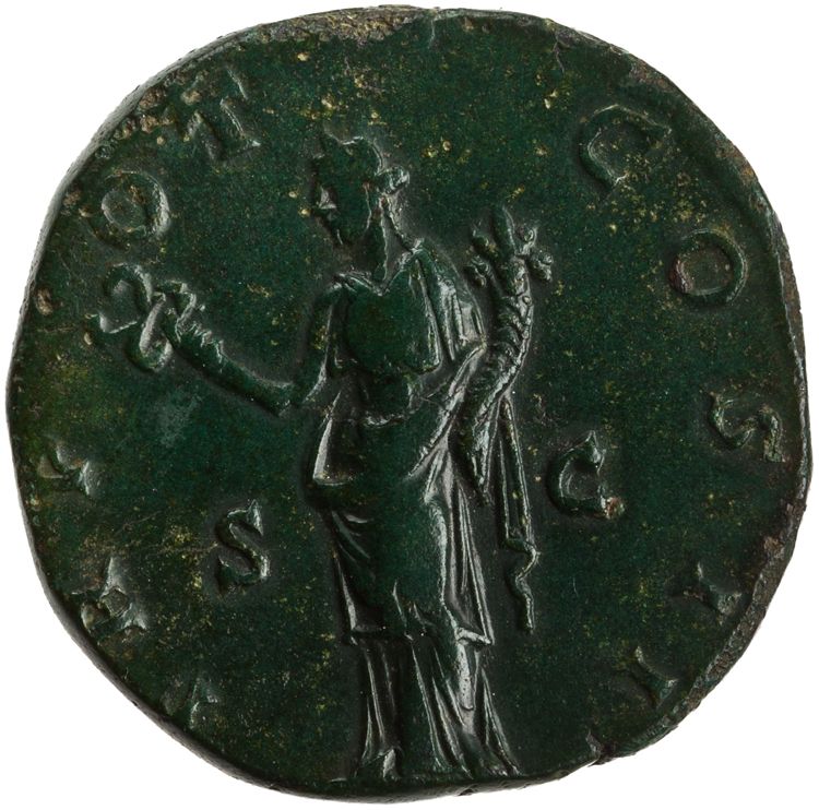 реверс RIC III Antoninus Pius 545A