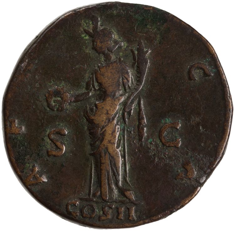RIC III Antoninus Pius 574, реверс, American Numismatic Society (ans)