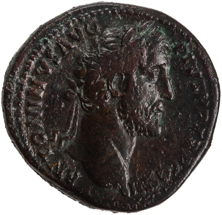 obverse RIC III Antoninus Pius 597a