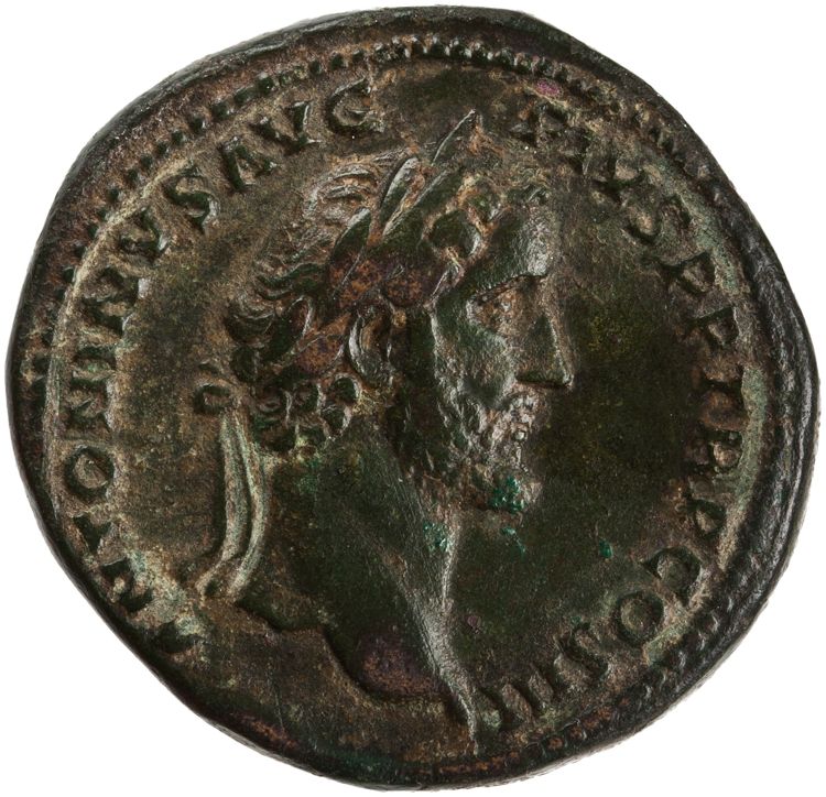 RIC III Antoninus Pius 605a, аверс, American Numismatic Society (ans)
