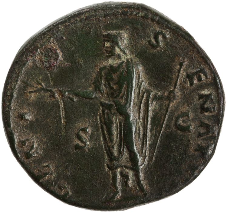 RIC III Antoninus Pius 605a, реверс, American Numismatic Society (ans)