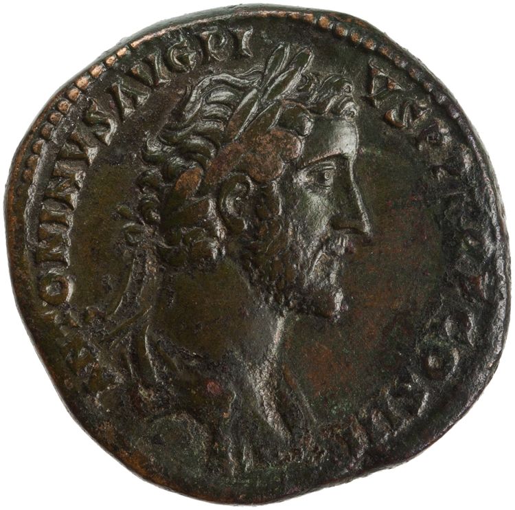 RIC III Antoninus Pius 717B, аверс, American Numismatic Society (ans)
