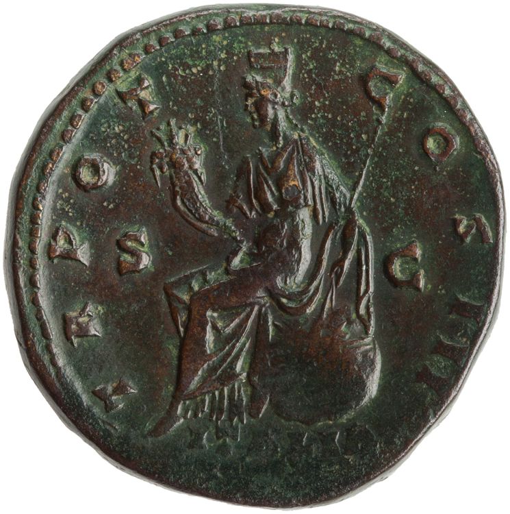 RIC III Antoninus Pius 747A, реверс, American Numismatic Society (ans)