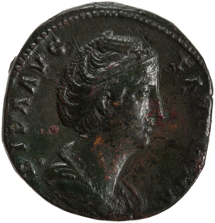 RIC III Antoninus Pius 1103B, obverse, American Numismatic Society (ans)